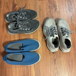 Allbirds Women's Sneakers - three pairs
